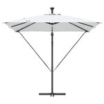 Casa si Gradina - Gradina si terasa - Umbrele si pavilioane - Umbrele - Parasol banana cu brate cu blocare Nisipiu 249 x 249 x 250 cm - Infinity.ro