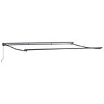 Casa si Gradina - Gradina si terasa - Umbrele si pavilioane - Pavilioane - Cortina Retractabila Manual Antracit si Alb 500x300 cm - Infinity.ro