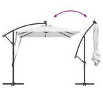 Casa si Gradina - Gradina si terasa - Umbrele si pavilioane - Umbrele - Parasol banana cu brate cu blocare Nisipiu 249 x 249 x 250 cm - Infinity.ro