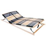 Casa si Gradina - Mobilier - Saltele si somiere - Somiere - Somiera pat Manual Maro 140 x 190 cm Lemn de fag masiv - Infinity.ro
