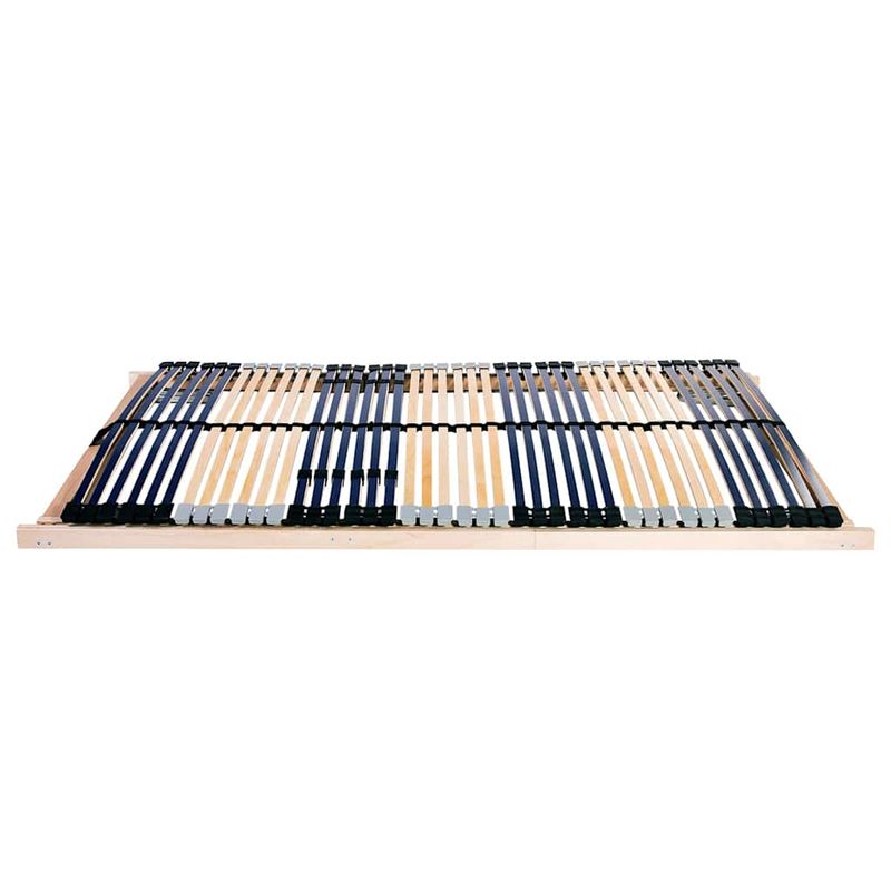 Casa si Gradina - Mobilier - Saltele si somiere - Somiere - Somiera pat Manual Maro 140 x 190 cm Lemn de fag masiv - Infinity.ro