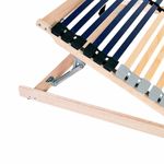 Casa si Gradina - Mobilier - Saltele si somiere - Somiere - Somiera pat Manual Maro 140 x 190 cm Lemn de fag masiv - Infinity.ro