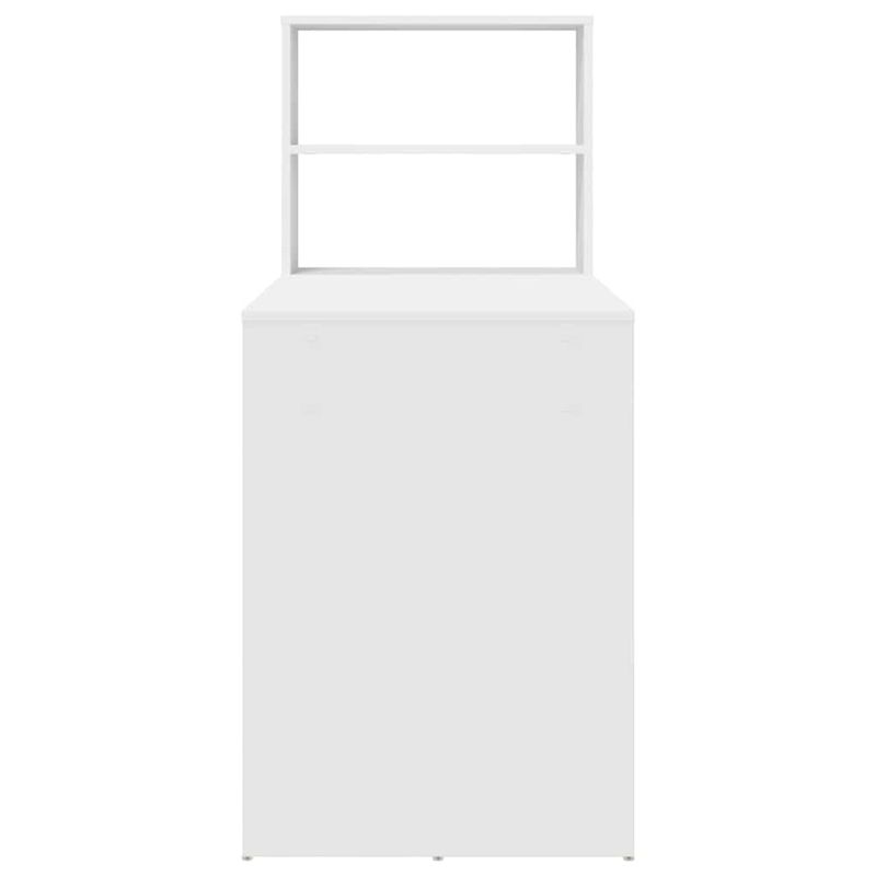 Casa si Gradina - Mobilier - Mese si birouri - Birouri - Birou cu stocare alb 113x54x120 cm lemn prelucrat - Infinity.ro