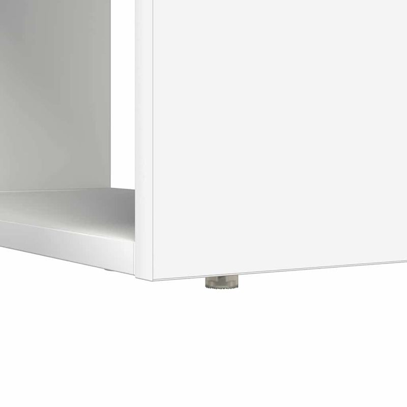 Casa si Gradina - Mobilier - Mese si birouri - Birouri - Birou cu stocare alb 113x54x120 cm lemn prelucrat - Infinity.ro