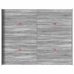 Casa si Gradina - Mobilier - Paturi si accesorii - Paturi - Cadru de pat cu depozitare cu sertar cu headboard sonoma gri 160 x 200 cm - Infinity.ro