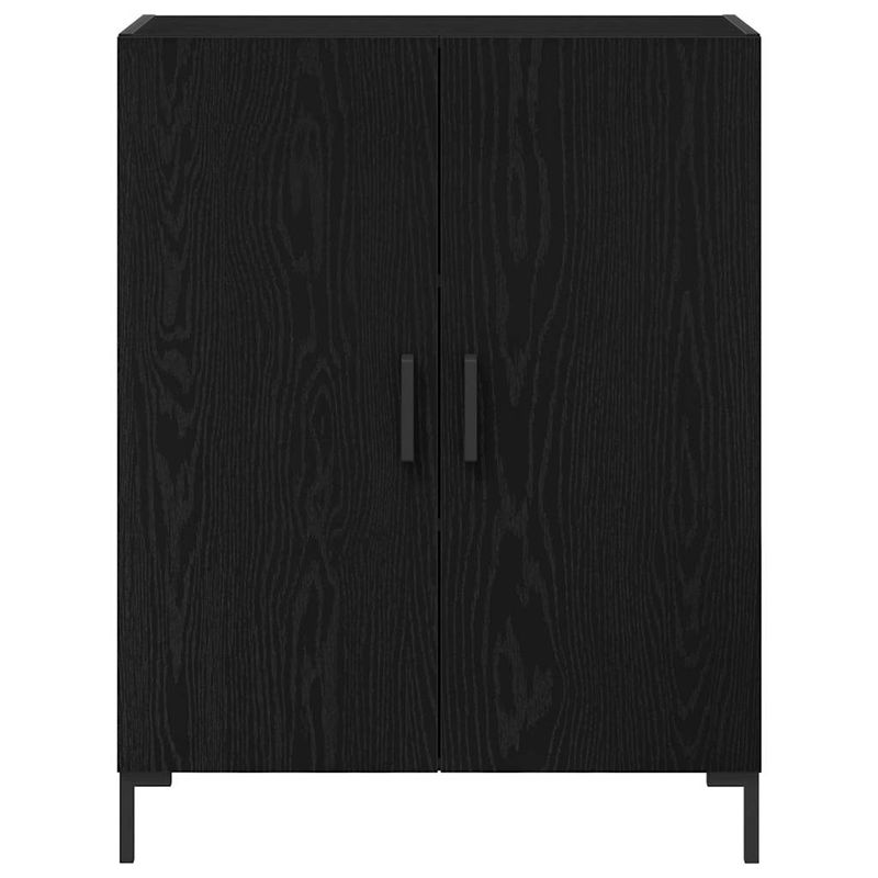 Casa si Gradina - Mobilier - Comode si corpuri - Comode - bufet  Stejar Negru 69.5x34x180 cm Lemn Prelucrat - Infinity.ro