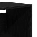 Casa si Gradina - Mobilier - Comode si corpuri - Comode - bufet  Stejar Negru 69.5x34x180 cm Lemn Prelucrat - Infinity.ro