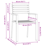 Casa si Gradina - Gradina si terasa - Mobilier exterior - Mese gradina - Set de Masa pentru Gradina 7 pcs - Infinity.ro