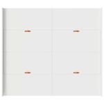Casa si Gradina - Mobilier - Paturi si accesorii - Paturi - Cadru de pat cu depozitare cu sertar cu headboard cu depozitare Alb 180 x 200 cm - Infinity.ro