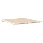 Casa si Gradina - Mobilier - Paturi si accesorii - Paturi - Cadru de pat de podea Alb 180 x 210 cm Lemn masiv de pin - Infinity.ro