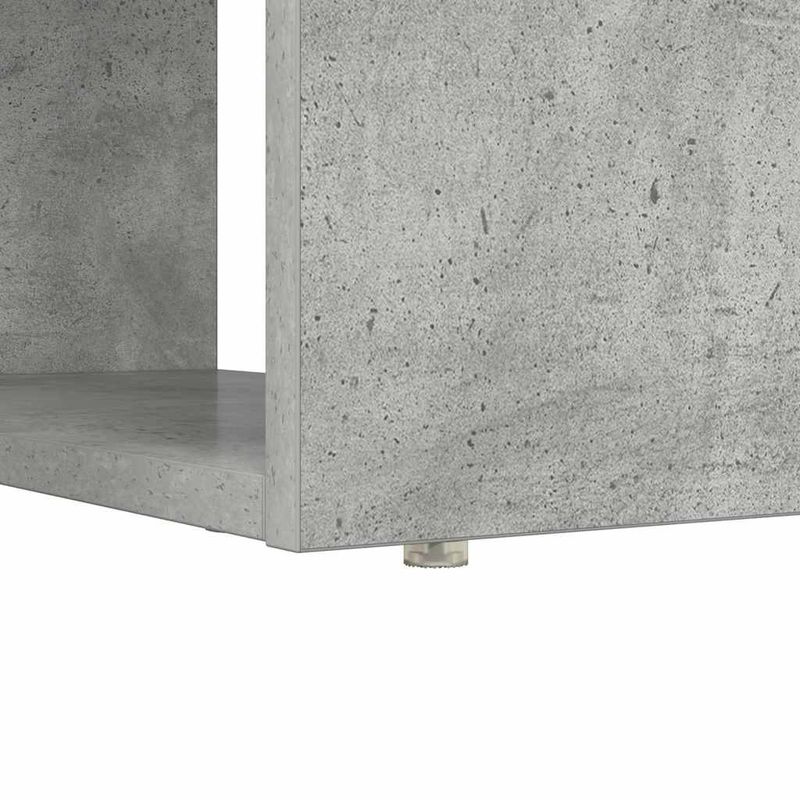 Casa si Gradina - Mobilier - Mese si birouri - Birouri - Biroul cu stocare gri-concret 113x54x120 cm din lemn prelucrat - Infinity.ro