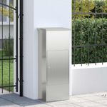 Casa si Gradina - Constructii - Depozitare, transport si protectie - Cutii postale - Cutie pentru colet Negru 44.5 x 29 x 110.5 cm Otel galvanizat - Infinity.ro