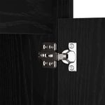 Casa si Gradina - Mobilier - Comode si corpuri - Noptiere - Noptiera LED cu sertar Stejar negru 38 x 34 x 61 cm PAL - Infinity.ro