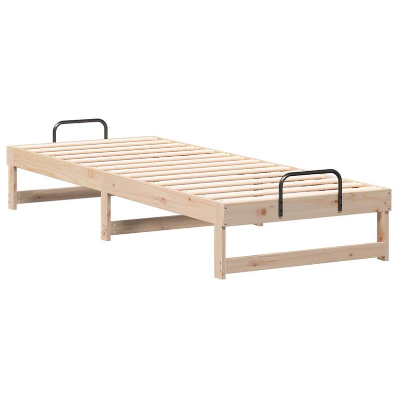 Casa si Gradina - Mobilier - Paturi si accesorii - Paturi - Cadru de pat cu maneri de transport Maro 80 x 200 cm - Infinity.ro