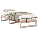 Casa si Gradina - Mobilier - Paturi si accesorii - Paturi - Cadru de pat cu maneri de transport Maro 80 x 200 cm - Infinity.ro