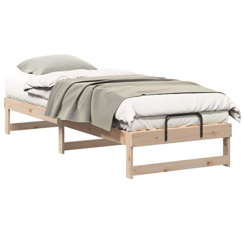 Casa si Gradina - Mobilier - Paturi si accesorii - Paturi - Cadru de pat cu maneri de transport Maro 80 x 200 cm - Infinity.ro