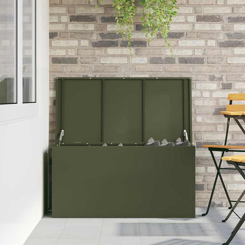 Casa si Gradina - Mobilier - Organizare si depozitare - Cutii depozitare - Cutie de depozitare exterioara Olivengrønn 100 x 50.5 x 50 cm - Infinity.ro