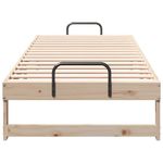 Casa si Gradina - Mobilier - Paturi si accesorii - Paturi - Cadru de pat cu maneri de transport Maro 80 x 200 cm - Infinity.ro