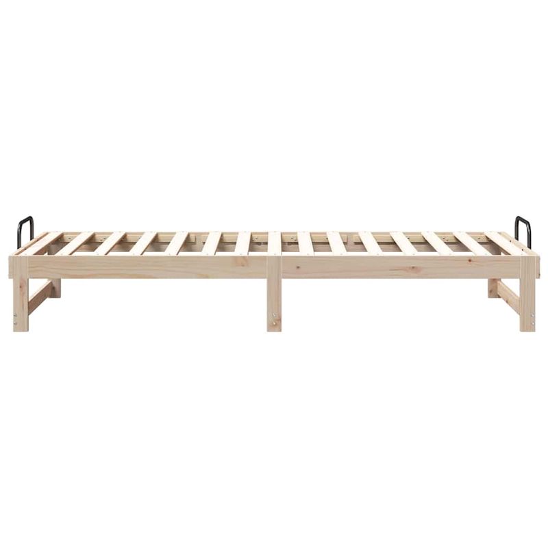 Casa si Gradina - Mobilier - Paturi si accesorii - Paturi - Cadru de pat cu maneri de transport Maro 80 x 200 cm - Infinity.ro