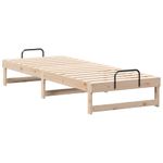 Casa si Gradina - Mobilier - Paturi si accesorii - Paturi - Cadru de pat cu maneri de transport Maro 80 x 200 cm - Infinity.ro