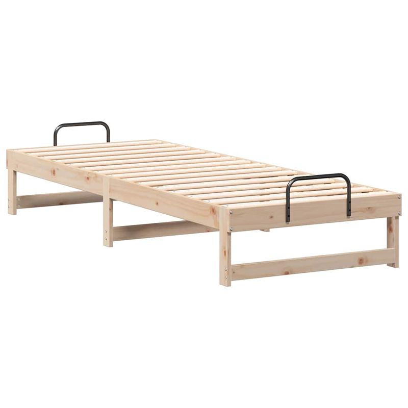 Casa si Gradina - Mobilier - Paturi si accesorii - Paturi - Cadru de pat cu maneri de transport Maro 80 x 200 cm - Infinity.ro