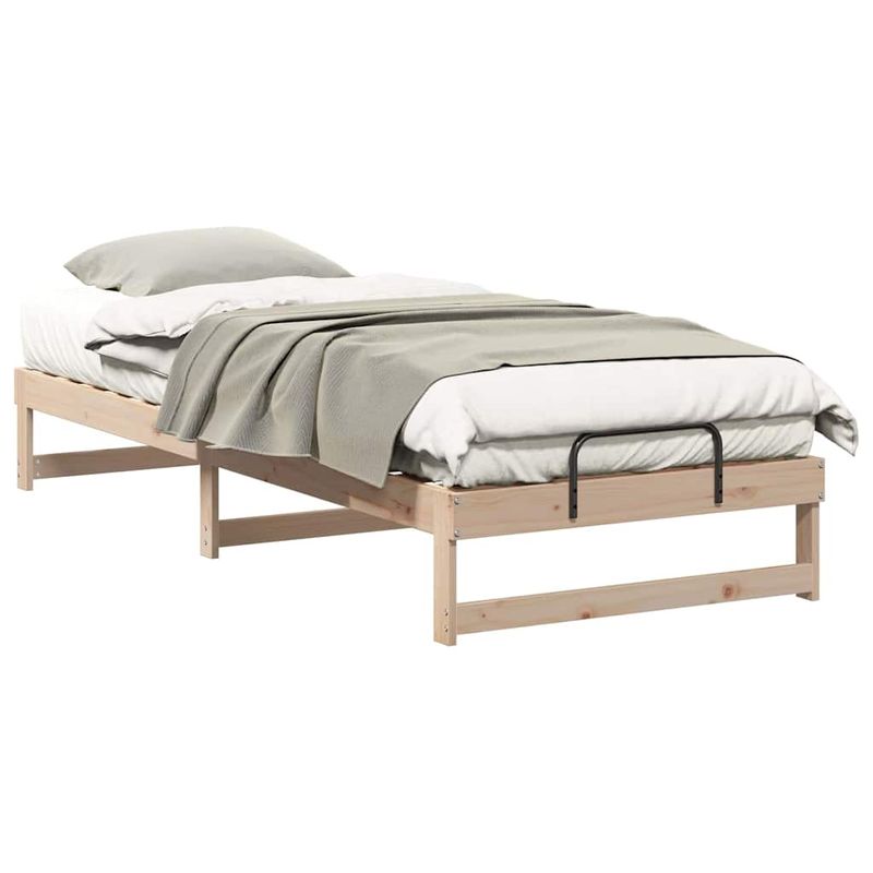 Casa si Gradina - Mobilier - Paturi si accesorii - Paturi - Cadru de pat cu maneri de transport Maro 90 x 220 cm - Infinity.ro