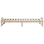 Casa si Gradina - Mobilier - Paturi si accesorii - Paturi - Cadru de pat cu maneri de transport Maro 90 x 220 cm - Infinity.ro