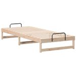 Casa si Gradina - Mobilier - Paturi si accesorii - Paturi - Cadru de pat cu maneri de transport Maro 90 x 220 cm - Infinity.ro