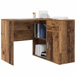 Casa si Gradina - Mobilier - Mese si birouri - Birouri - Birou de colt din lemn vechi 102x88x75 cm din lemn prelucrat - Infinity.ro