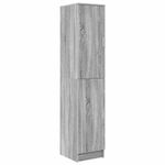 Casa si Gradina - Mobilier - Mese si birouri - Birouri - Birou cu stocare Gri Sonoma Lemn prelucrat - Infinity.ro