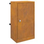 Casa si Gradina - Constructii - Depozitare, transport si protectie - Cutii postale - cutie postala Ruginit 30 x 23 x 55 cm - Infinity.ro