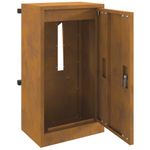 Casa si Gradina - Constructii - Depozitare, transport si protectie - Cutii postale - cutie postala Ruginit 30 x 23 x 55 cm - Infinity.ro