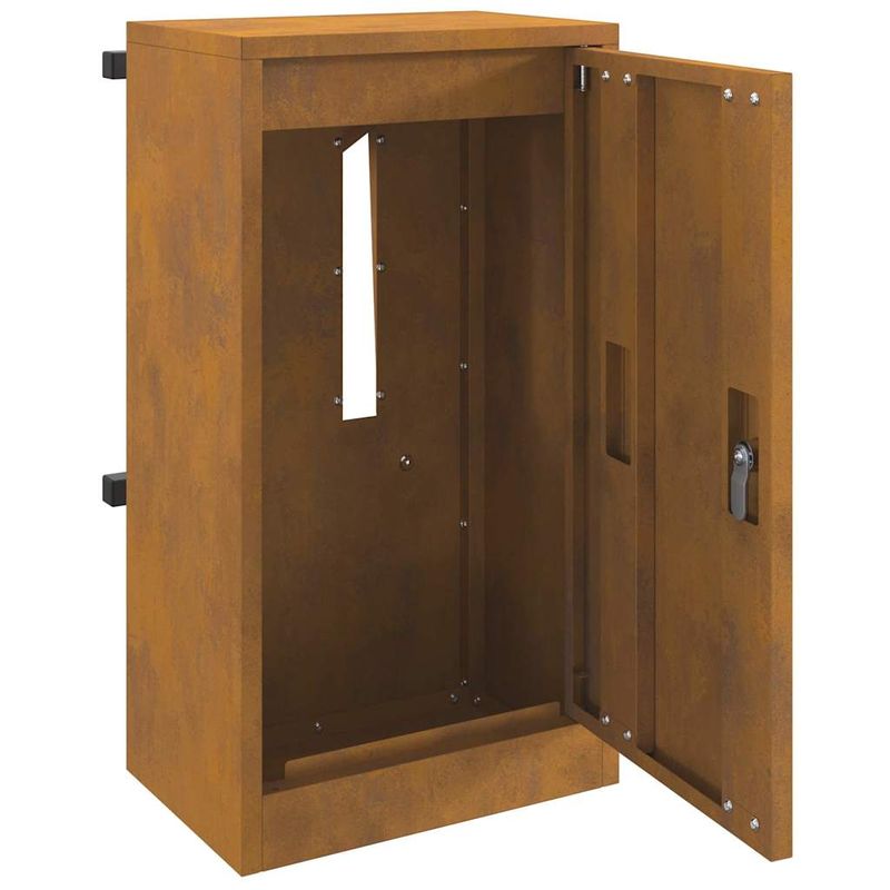 Casa si Gradina - Constructii - Depozitare, transport si protectie - Cutii postale - cutie postala Ruginit 30 x 23 x 55 cm - Infinity.ro