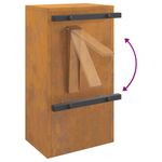 Casa si Gradina - Constructii - Depozitare, transport si protectie - Cutii postale - cutie postala Ruginit 30 x 23 x 55 cm - Infinity.ro