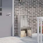 Casa si Gradina - Constructii - Depozitare, transport si protectie - Cutii postale - Cutie pentru colet Negru 41 x 38 x 103 cm Otel inoxidabil - Infinity.ro