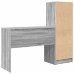 Casa si Gradina - Mobilier - Mese si birouri - Birouri - Birou cu Stocare Gri Sonoma Lemn Aglomerat - Infinity.ro