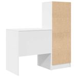 Casa si Gradina - Mobilier - Mese si birouri - Birouri - Birou cu Stocare Alb Lemn Ingineresc - Infinity.ro