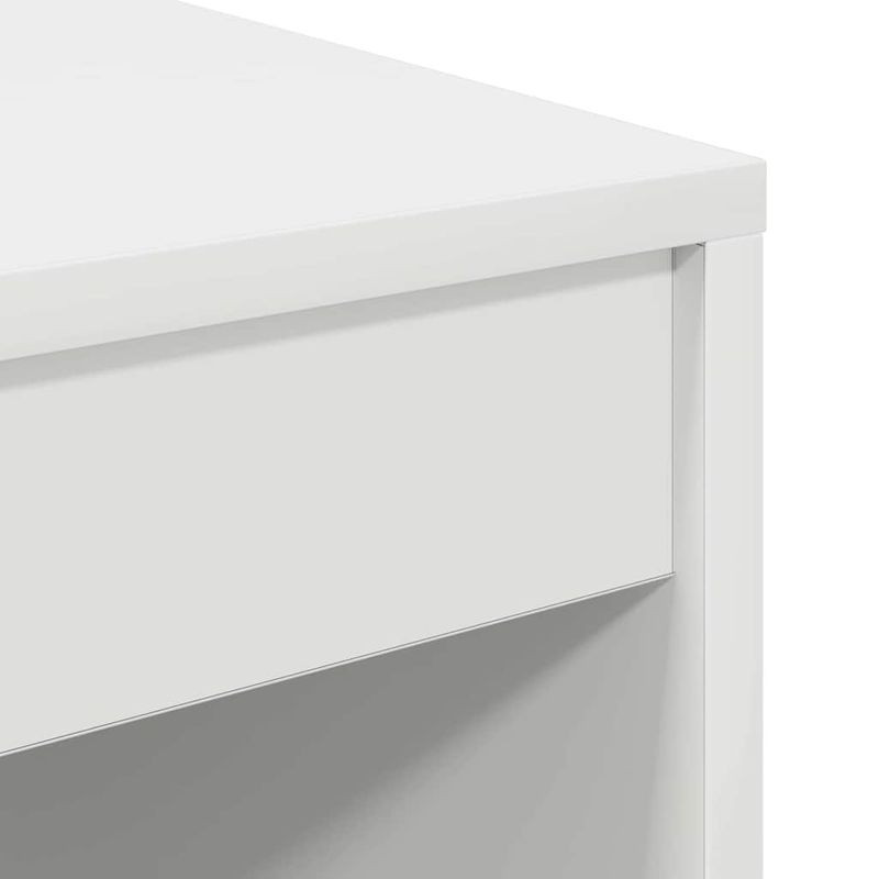 Casa si Gradina - Mobilier - Mese si birouri - Birouri - Birou cu Stocare Alb Lemn Ingineresc - Infinity.ro