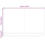 Casa si Gradina - Gradina si terasa - Umbrele si pavilioane - Pavilioane - Cortina Retractabila Manual Burgundy 350x200 cm - Infinity.ro