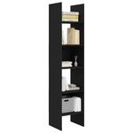 Casa si Gradina - Mobilier - Biblioteci si rafturi - Biblioteci - Dulap pentru carti Stejar negru 40 x 35 x 180 cm Lemn compozit - Infinity.ro