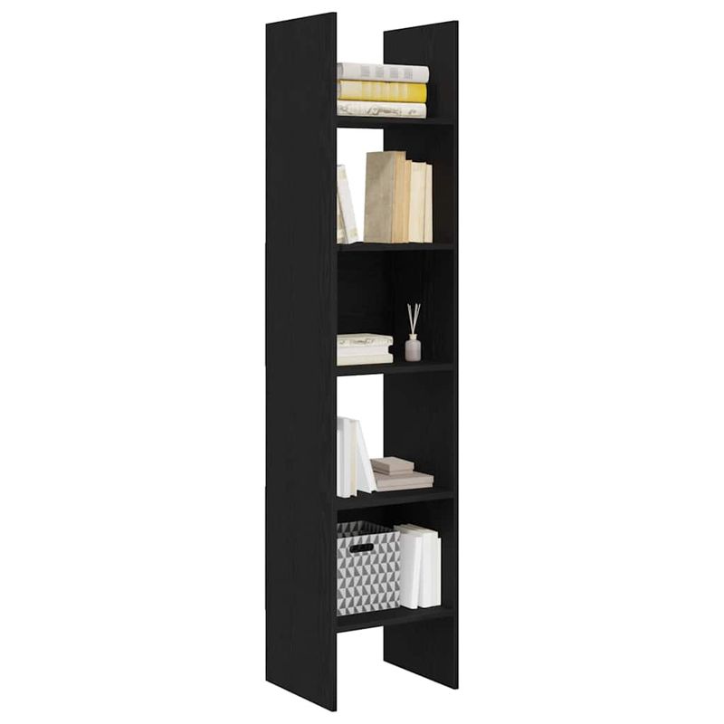 Casa si Gradina - Mobilier - Biblioteci si rafturi - Biblioteci - Dulap pentru carti Stejar negru 40 x 35 x 180 cm Lemn compozit - Infinity.ro