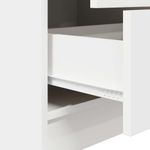 Casa si Gradina - Mobilier - Mese si birouri - Birouri - Birou  cu Stocare Alb Lemn Prelucrat - Infinity.ro