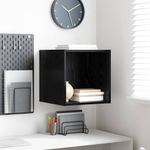 Casa si Gradina - Mobilier - Biblioteci si rafturi - Rafturi - Dulap de perete Stejar negru 37 x 37 x 37 cm Lemn compozit - Infinity.ro