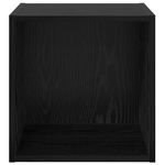 Casa si Gradina - Mobilier - Biblioteci si rafturi - Rafturi - Dulap de perete Stejar negru 37 x 37 x 37 cm Lemn compozit - Infinity.ro