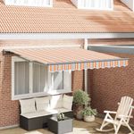 Casa si Gradina - Gradina si terasa - Umbrele si pavilioane - Pavilioane - Cortina Retractabila Manual Albastru Marin 350x250 cm - Infinity.ro
