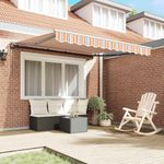 Casa si Gradina - Gradina si terasa - Umbrele si pavilioane - Pavilioane - Cortina Retractabila Manual Albastru Marin 350x250 cm - Infinity.ro