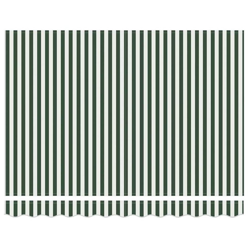 Casa si Gradina - Gradina si terasa - Umbrele si pavilioane - Pavilioane - Cortina Retractabila Manual Verde si alb 300x250 cm - Infinity.ro
