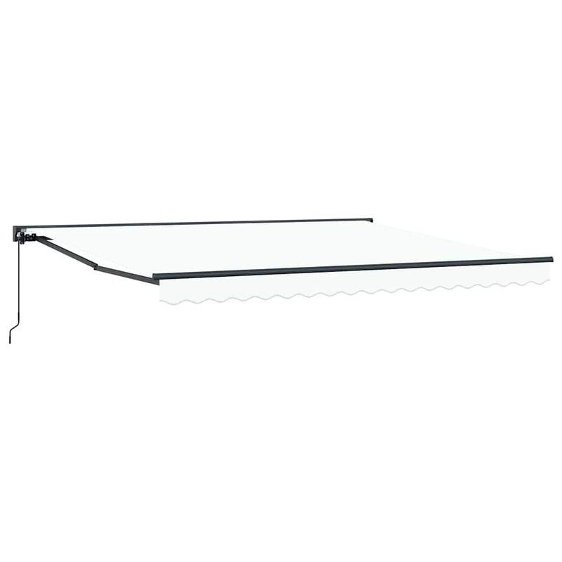 Casa si Gradina - Gradina si terasa - Umbrele si pavilioane - Pavilioane - Cortina Retractabila Manual Alb 400x300 cm - Infinity.ro