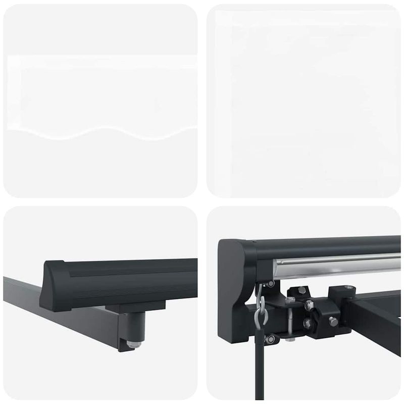 Casa si Gradina - Gradina si terasa - Umbrele si pavilioane - Pavilioane - Cortina Retractabila Manual Alb 400x300 cm - Infinity.ro