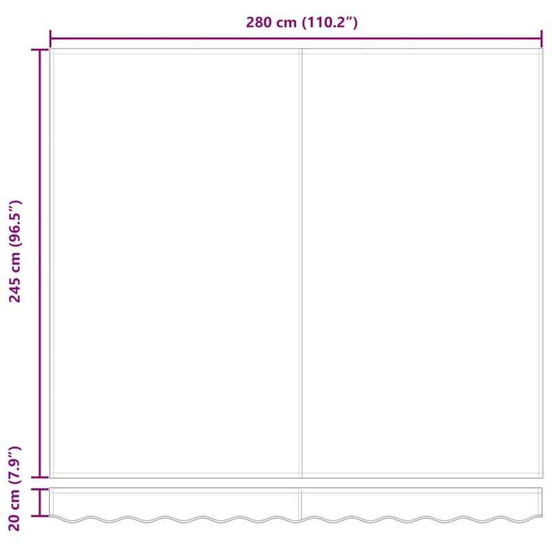 Casa si Gradina - Gradina si terasa - Umbrele si pavilioane - Pavilioane - Cortina Retractabila Manual Verde si alb 300x250 cm - Infinity.ro